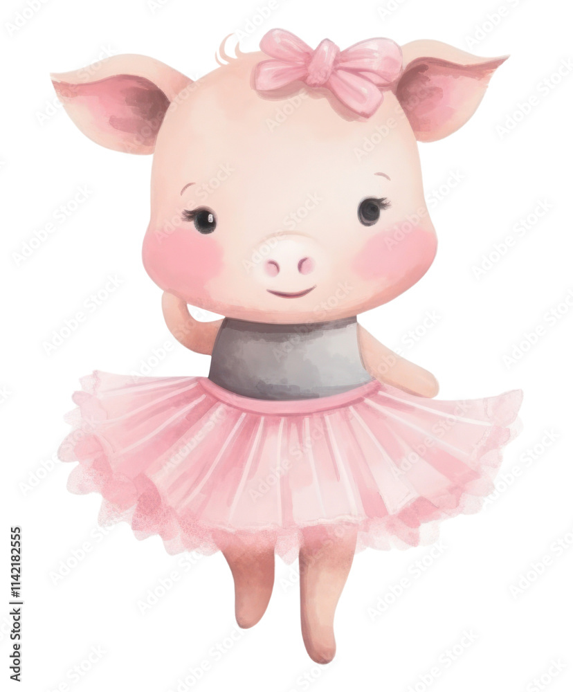 PNG Pig ballet animal cute toy. PNG Pig ballet animal cute toy.