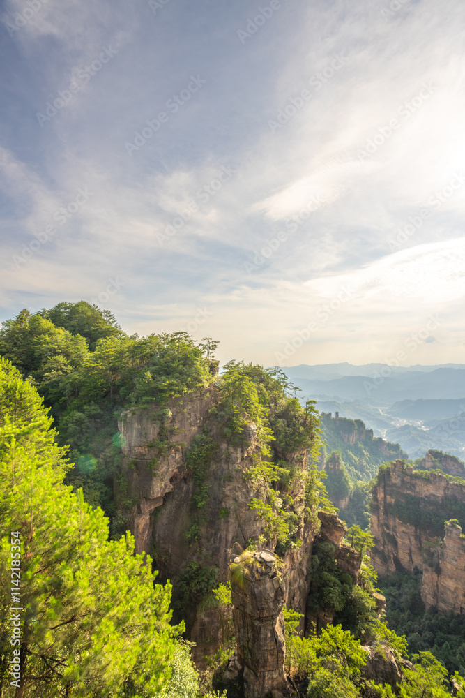 Fototapeta premium Zhangjiajie scenic area in Hunan Province, China