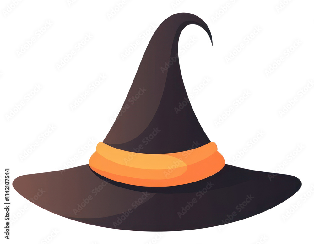 Naklejka premium PNG A witch hat celebration headwear.