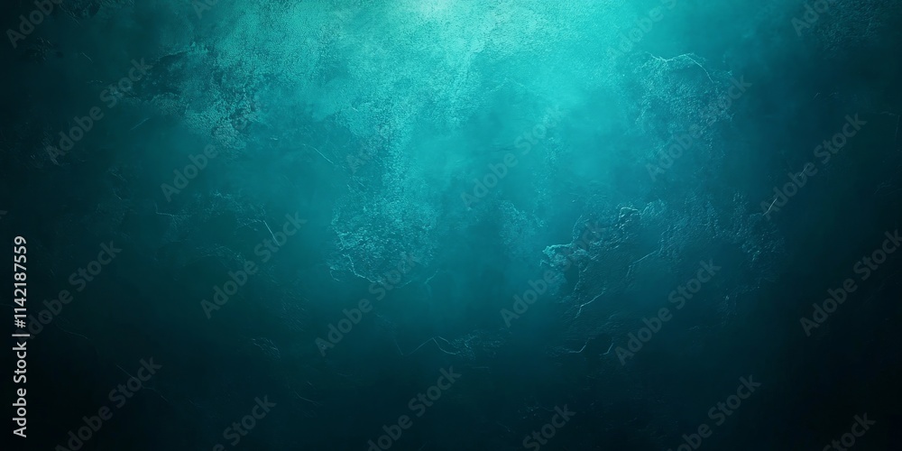 Abstract background teal blue green black color gradient grainy texture dark technology web banner design, copy space, Generative AI Abstract background teal blue green black color gradient grainy texture dark technology web banner design, copy space, Generative AI