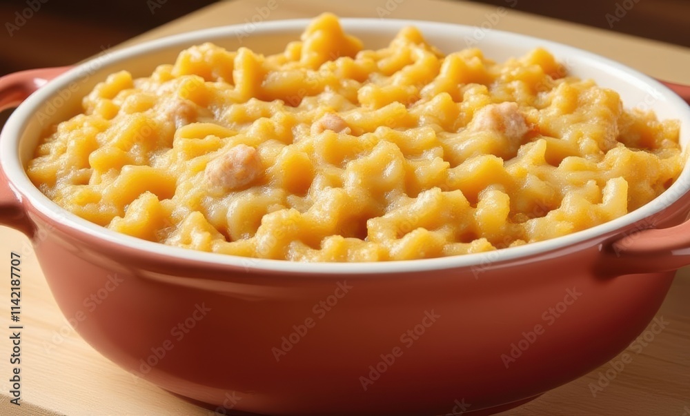 Creamy macaroni and cheese dish Creamy macaroni and cheese dish