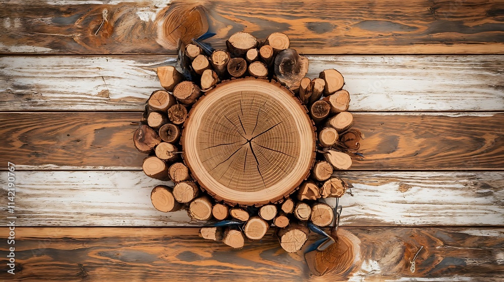 wooden log wooden log