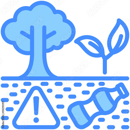 Soil Pollution Icon