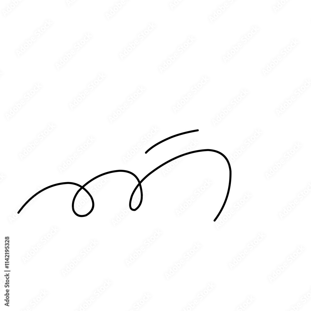 Wind line doodle Wind line doodle