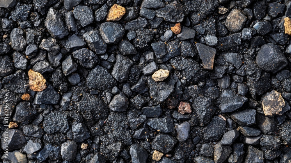 Dark Rocks and Gravel Texture Background Dark Rocks and Gravel Texture Background