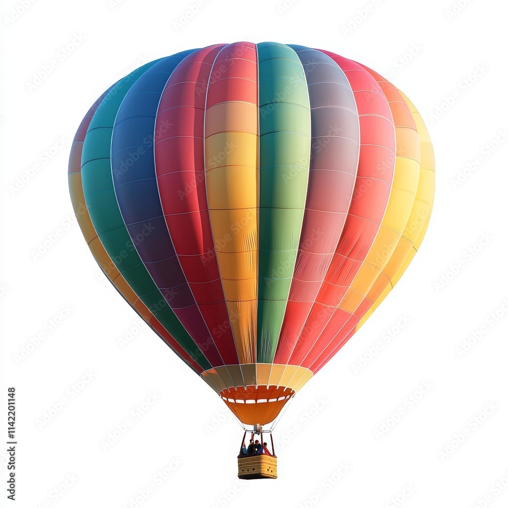 Obraz premium Air Balloon isolated on White background