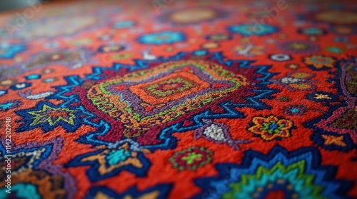Colorful Turkish Carpet Weaver