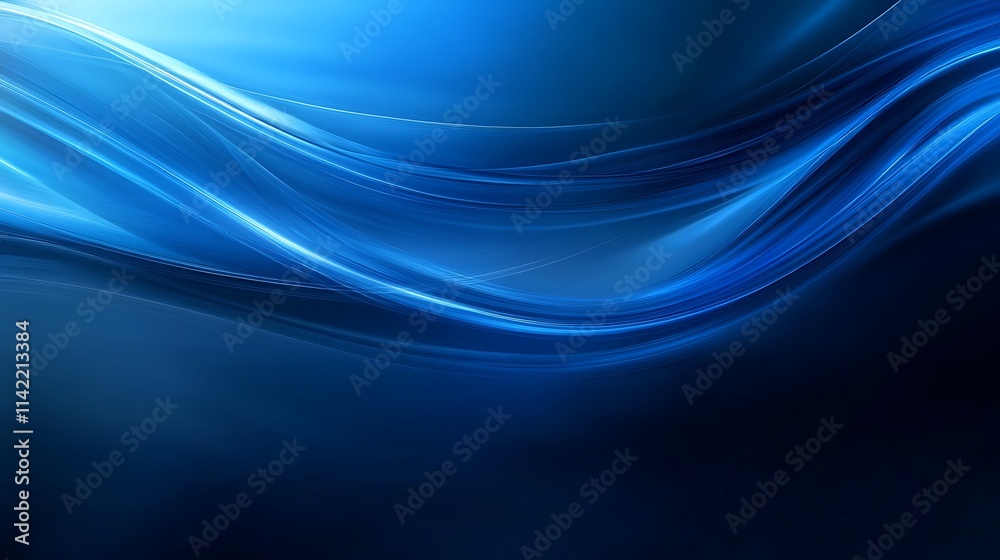 Technology themed background with ample copy space in blue tones, ideal for modern business and tech concepts