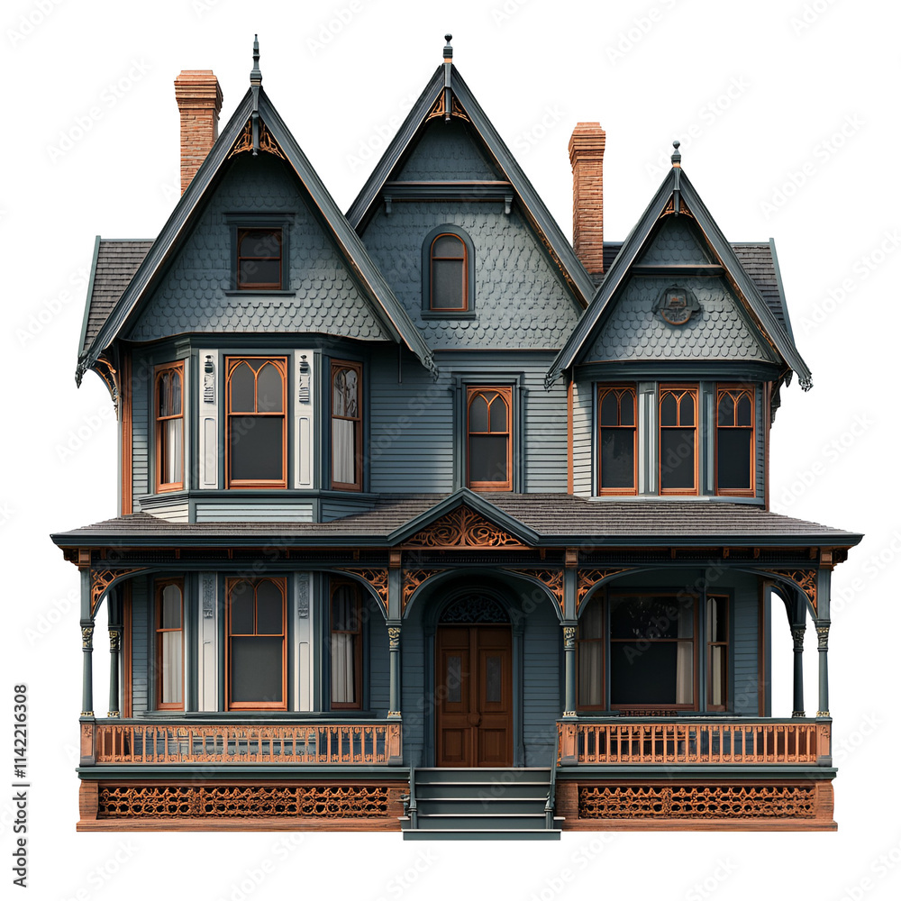 Fototapeta premium old house with roof
