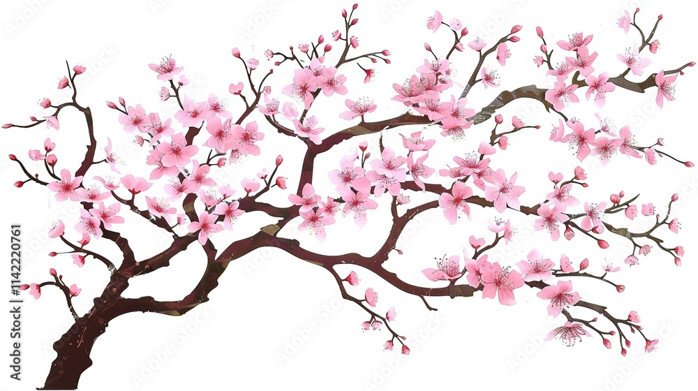 The Captivating White Background Cherry Blossom Tree: A Vision of Delicate Beauty and Springtime Splendor. The Captivating White Background Cherry Blossom Tree: A Vision of Delicate Beauty and Springtime Splendor.