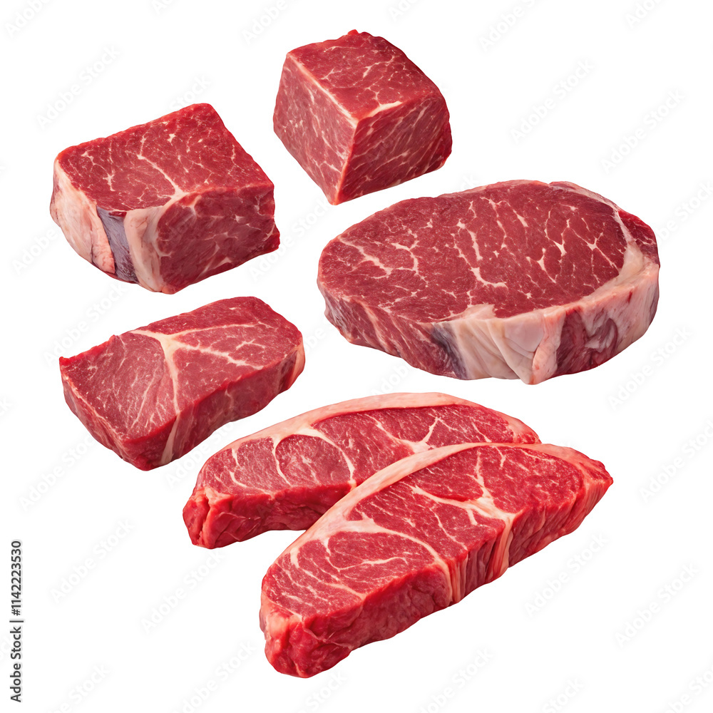 raw beef steak isolated raw beef steak isolated