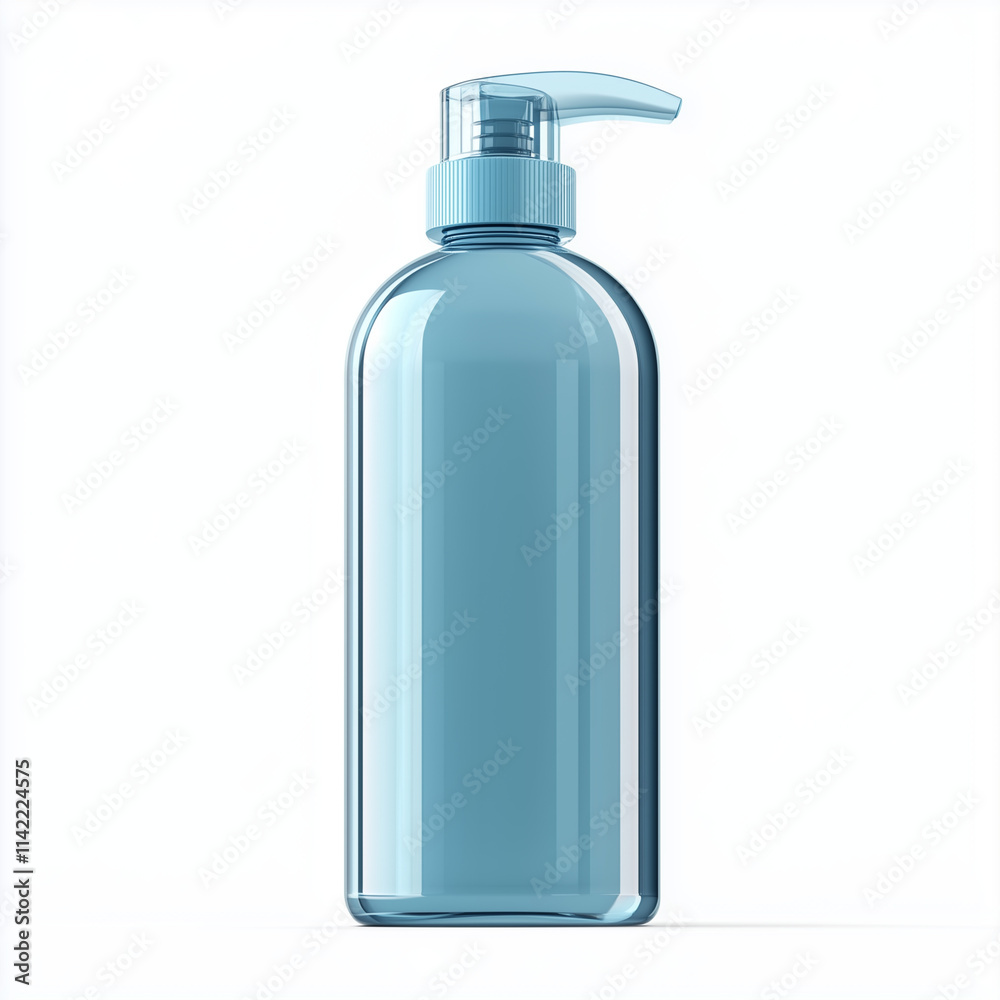3D icon of sanitizer bottle isolated on white background 3D icon of sanitizer bottle isolated on white background