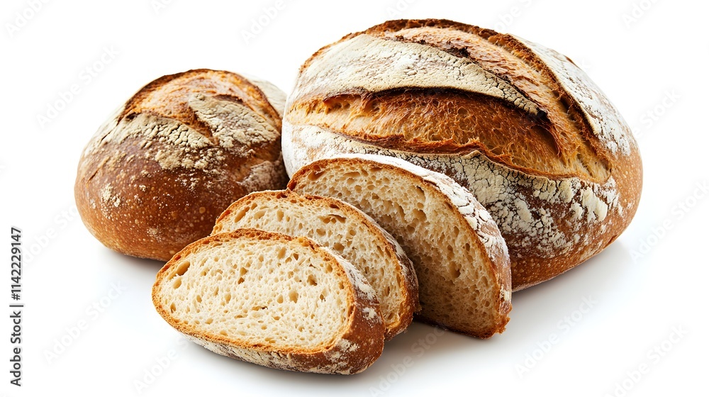 High-quality photography of assorted bread loaves and sliced white bread, showcasing texture, crust, and variety, ideal for bakery, food, and culinary-themed designs High-quality photography of assorted bread loaves and sliced white bread, showcasing texture, crust, and variety, ideal for bakery, food, and culinary-themed designs