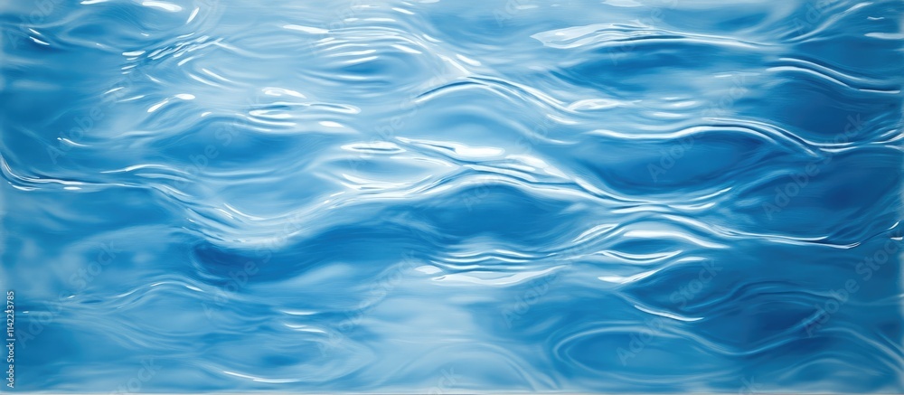 Calming blue water ripple effect on a ceramic tiled swimming pool perfect for summer retreats and relaxation environments Calming blue water ripple effect on a ceramic tiled swimming pool perfect for summer retreats and relaxation environments
