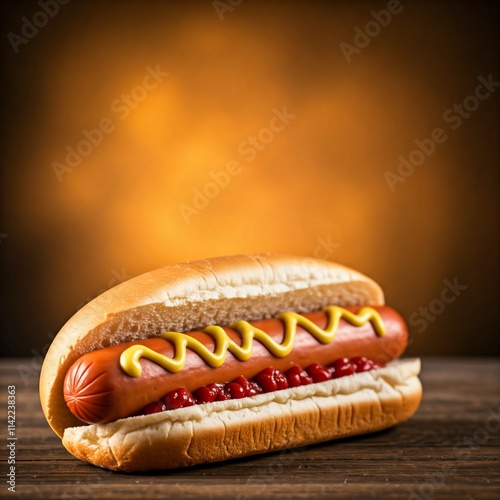 Illustration eines appetitlichen Hotdog