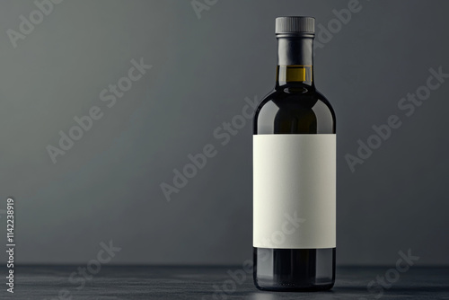 Olive, sunflower, sesame oil bottle mockup