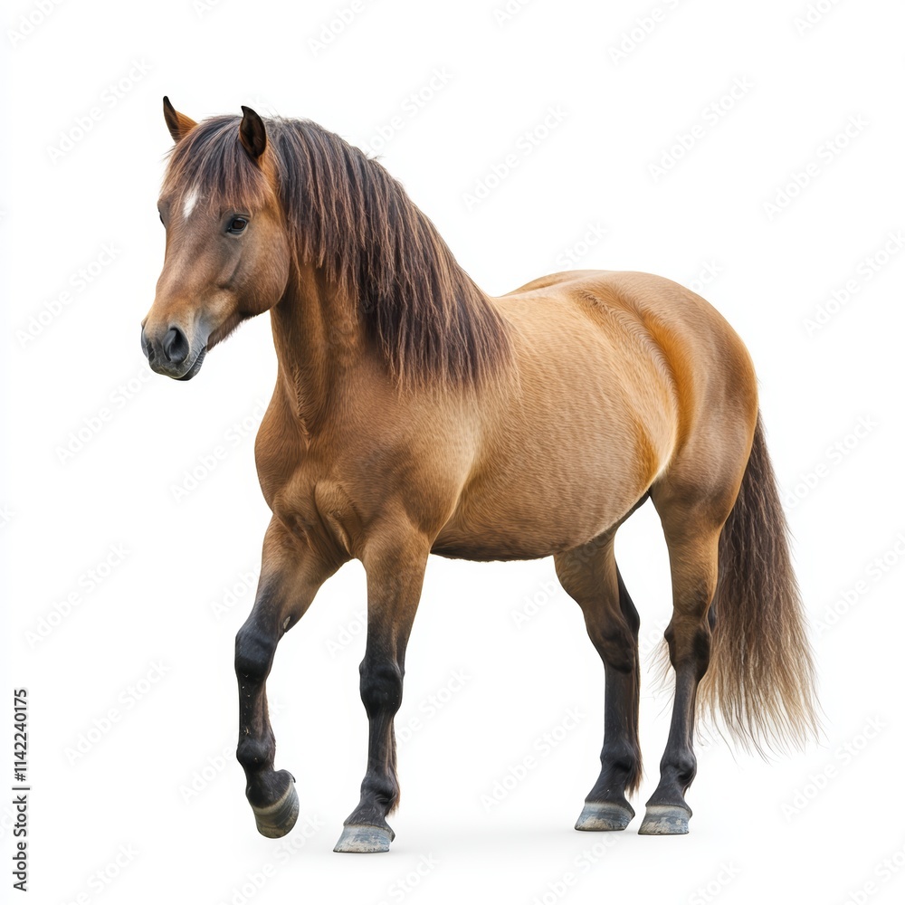 Obraz premium horse isolated on white background