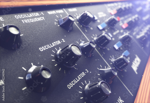 Analogue strereo, stereo dials