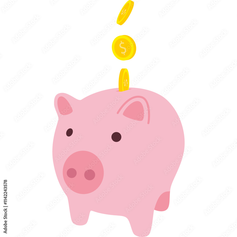 Piggy Bank Illustration