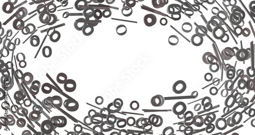 Blurred sale background. 3d