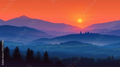 The Parish Church of Our Lady of Sveta Gora at sunrise.