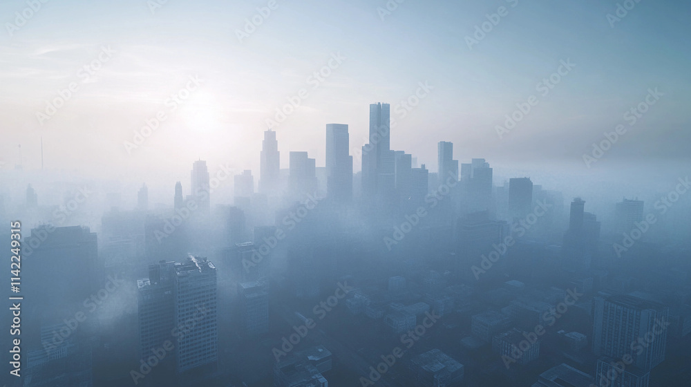 Smog-Filled Skyline - The Future of Urban Air Smog-Filled Skyline - The Future of Urban Air