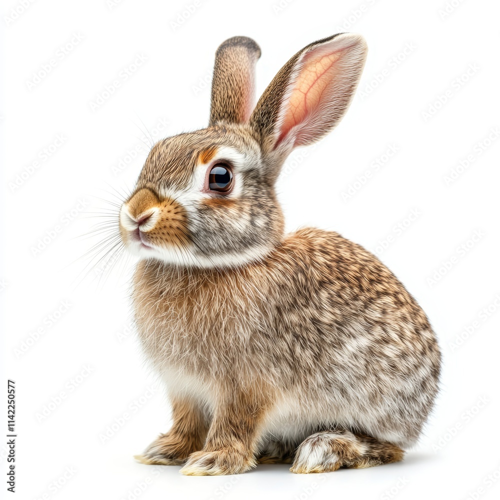Fototapeta premium Rabbit isolated on white background