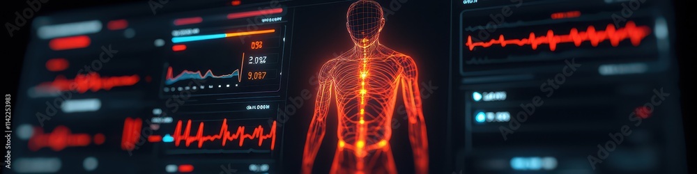 Innovative health info app interface displaying vital signs data technology environment gigapixel quality Innovative health info app interface displaying vital signs data technology environment gigapixel quality
