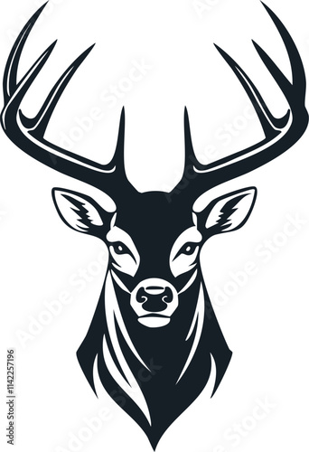 Whitetail Deer Buck Illustration