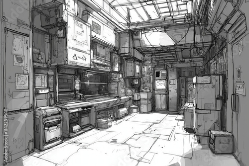 sketchy background