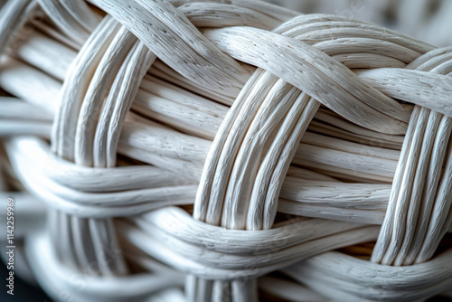 white wicker background