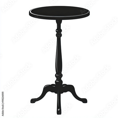 Bar Table Silhouette, Black...