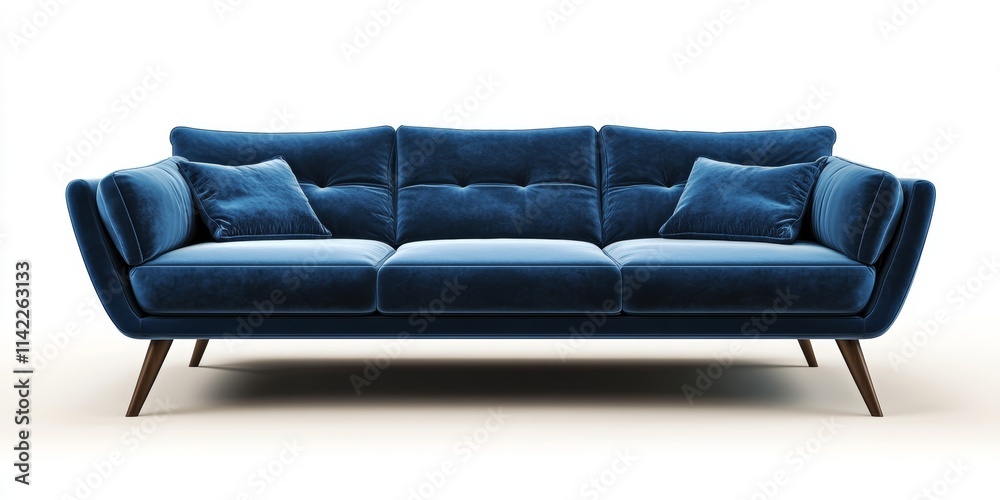 Fototapeta premium sofa isolated on white background