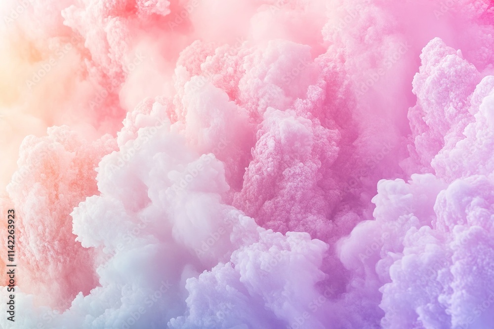 Pastel colored clouds in a soft, dreamy gradient Pastel colored clouds in a soft, dreamy gradient