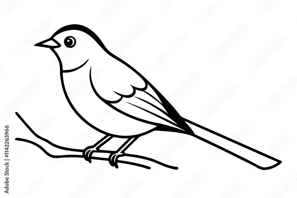 Obraz premium sketch of a bird