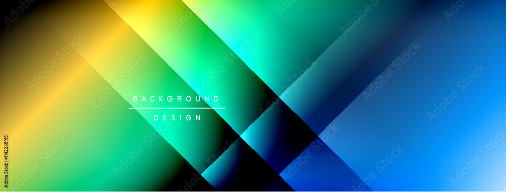 Dynamic shadow lines with gradient colors geometric background Dynamic shadow lines with gradient colors geometric background