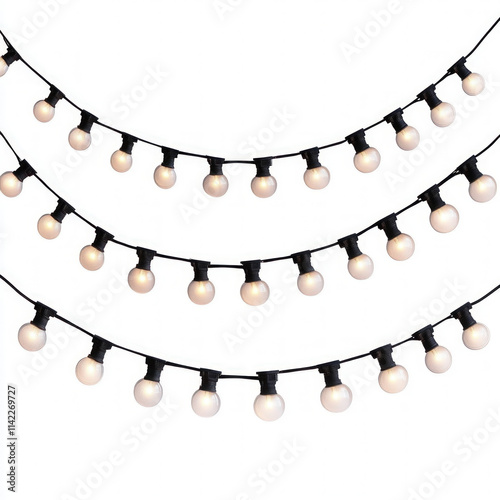 String Of Lights Isolated