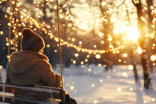 Winter Scene - Coat Hanging