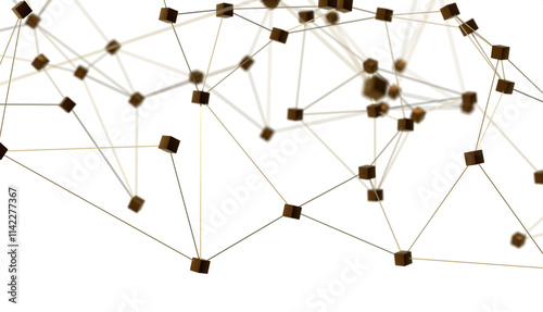 Abstract digital connection...