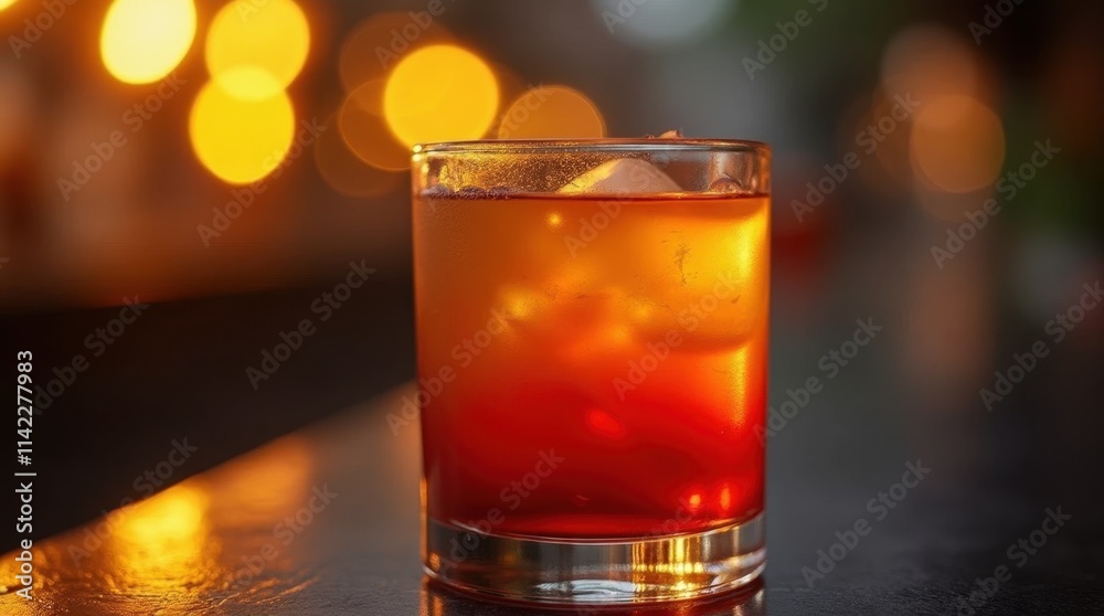 Tequila Sunrise Cocktail in a Tall Glass Tequila Sunrise Cocktail in a Tall Glass