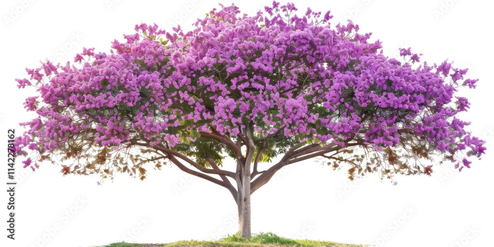 Obraz premium Majestic Pink Blossoming Tree in Springtime