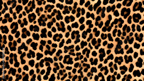 leopard, dark background, fluffy print, cat skin pattern, dark spots, stylish design for clothes