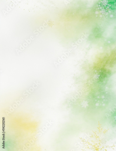 abstract watercolor background - abstract light green background - Generative AI