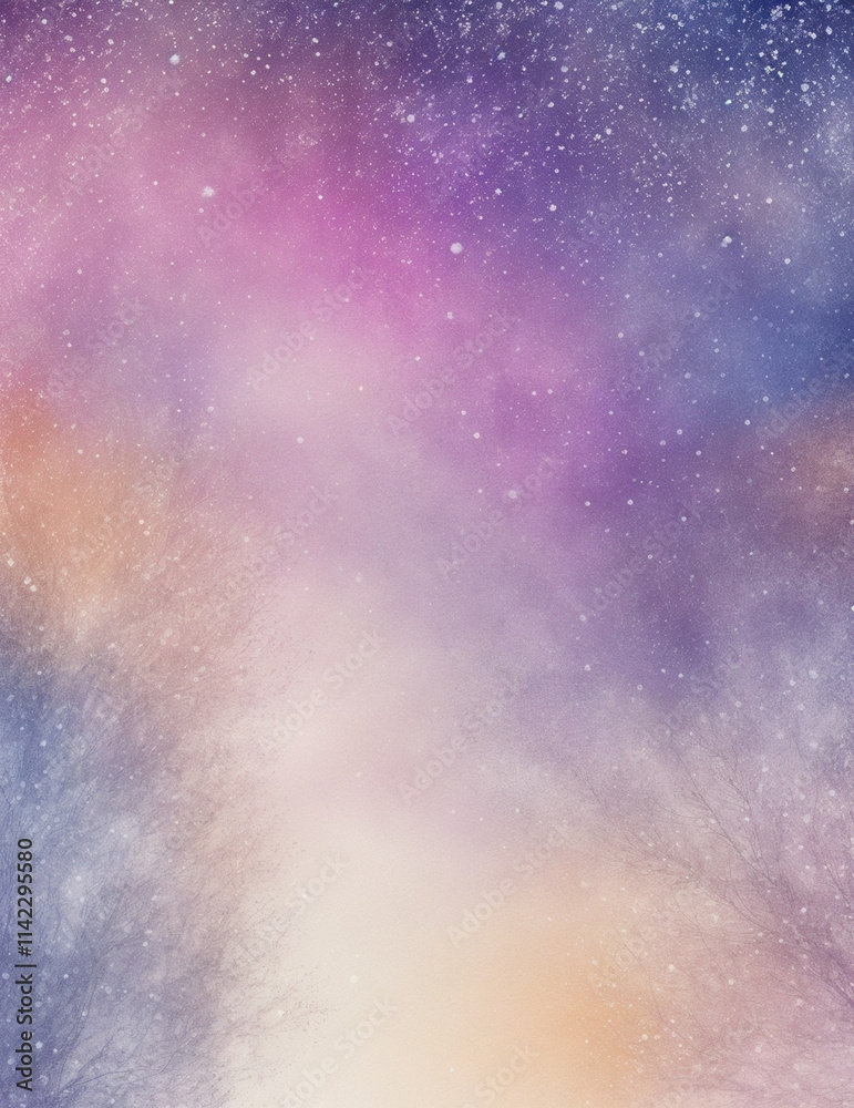 Fototapeta premium background with stars - abstract light colorful background - Generative AI