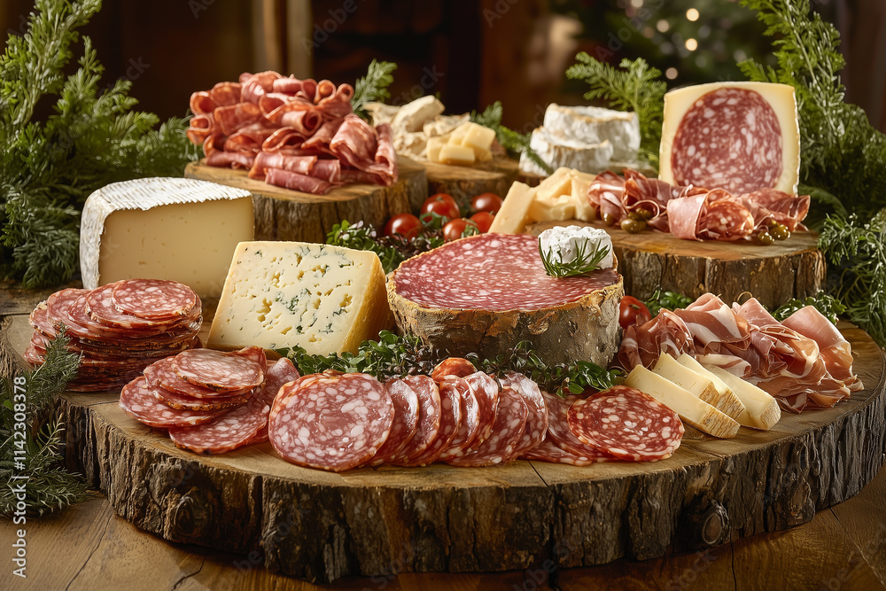 Artisanal Cheese and Charcuterie Board