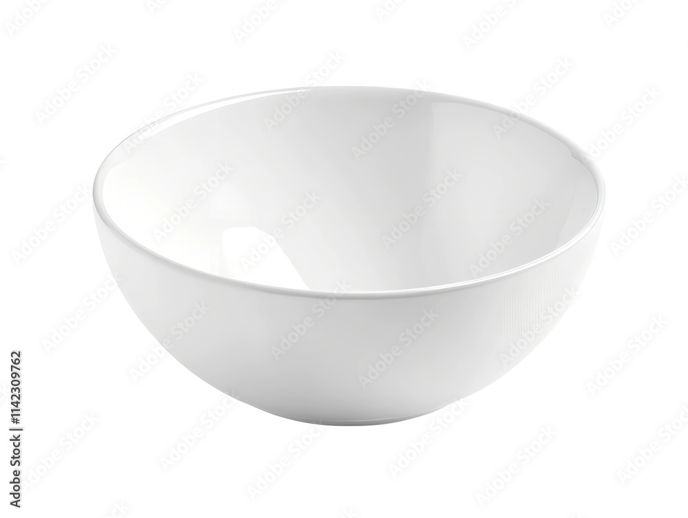 White round bowl isolated on transparent background White round bowl isolated on transparent background