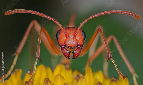 glitch,  Bullet ant (Paraponera clavata) near Puerto Viejo de Sarapiqui, Costa Rica. , isolated on white background,  , copy space, copy space for text, photo