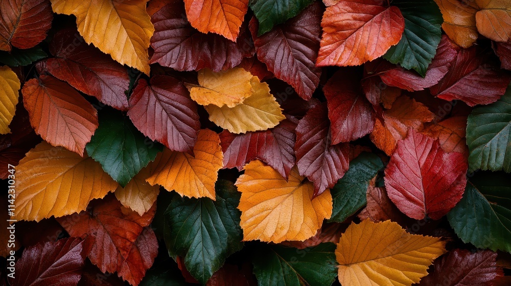 A vivid collection of multicolored autumn leaves in shades of red, orange, and yellow form a rich, textured layer on the forest floor symbolizing seasonal change. A vivid collection of multicolored autumn leaves in shades of red, orange, and yellow form a rich, textured layer on the forest floor symbolizing seasonal change.