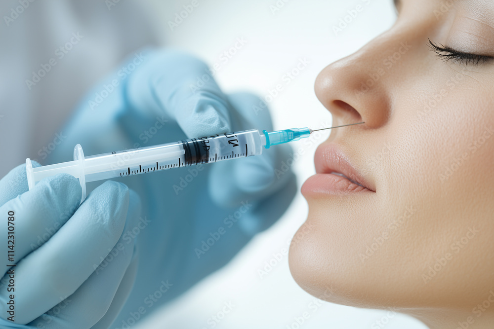 Close-Up of Cosmetic Procedure Close-Up of Cosmetic Procedure