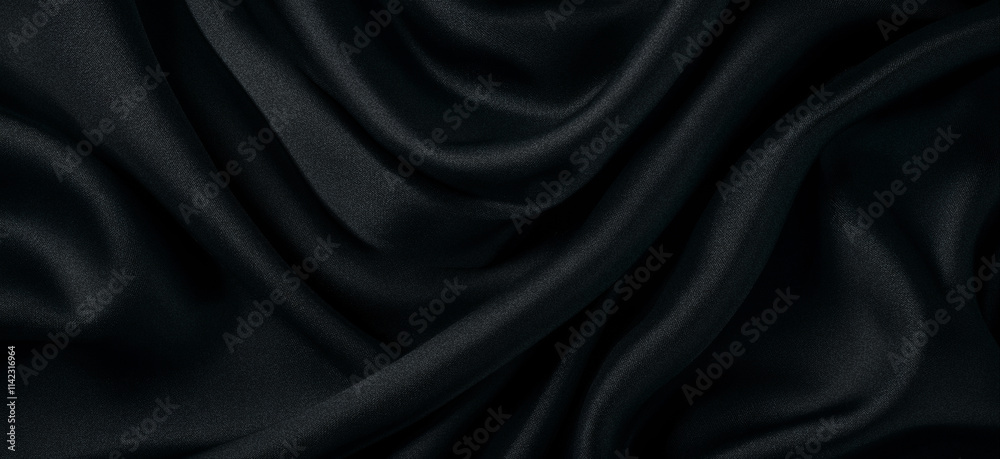 Black fabric background with a cross-sectional texture. Black fabric background with a cross-sectional texture.